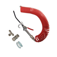Kit de pistolet souffleur d'air avec buse réglable, pistolet souffleur d'air pneumatique robuste adapté au nettoyage dans divers contextes
