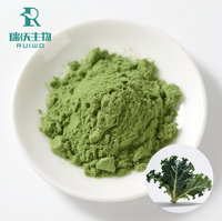 Poudre de chou frisé vert naturel à base de plantes, qualité alimentaire, supplément de vitamine C, extrait de jus soluble dans l'eau