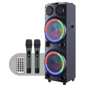 Portable Bluetooth Speaker 80W Draadloze Bluetooth Speakers Karaoke Machine 10 "Luidspreker Flash Licht Bt 5.0