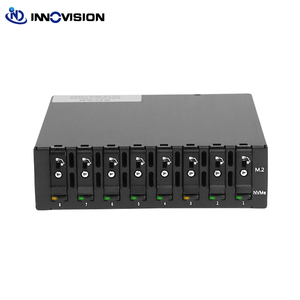 Box esterno per 8 unità disco rigido NVMe M.2 con alloggiamento per unità ottica - Product Image 1