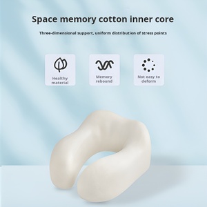 Almohada de Viaje Personalizada en Forma de U con Soporte para el Cuello de Espuma Viscoelástica para Avión - Product Image 4