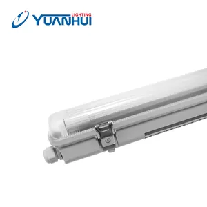 CE ROHS AC220~240V 1500mm 1x58w 2x58w IP65 T8 Waterproof Single T8/T5 Fluorescent Light Fixture Led Fluorescent Tubes