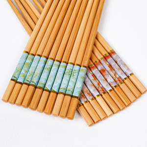 Palillos de Bambú con Diseño de Mármol Antideslizante para Uso Doméstico - Product Image 3