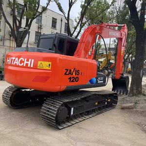 รถขุดตีนตะขาบฮิตาชิ ZX120 ของแท้จากญี่ปุ่น ขนาด 12 ตัน รุ่น Zaxis ZX120 รถขุดไฮดรอลิกมือสอง มีสินค้าในสต็อก - Product Image 5