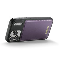 Étui en cuir PU CaseMe pour iPhone 17 Pro Max, coque arrière