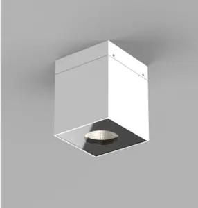 Ecojas H9944 GU10 Penjualan Panas Permukaan Dipasang Square GU10 MR16 Lampu Sorot Perumahan Hotel Downlight Perlengkapan Tahan Air