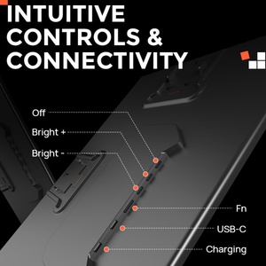 Next-Gen <span class=keywords><strong>4</strong></span> màn hình năng suất 16 inch xách tay Ba máy tính xách tay màn hình loại C dễ dàng mang theo một kết nối cáp màn hình mở rộng - Product Image 6