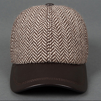 Gorra de béisbol de cuero de 6 paneles de alta calidad personalizada gorra de béisbol de lujo para adultos al por mayor