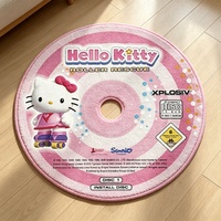 Tapis personnalisé imprimé mignon pour baskets, jeux vidéo, tapis de forme irrégulière découpé, anime moderne à poils longs