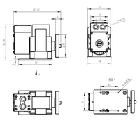 Vente directe d'usine mini pompe à vide électrique sans balai petite pompe d'échantillonnage de COV pompe à air micro membrane CEMS