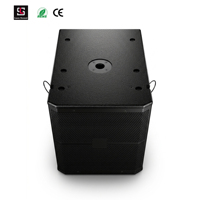 Lasesound LS-VRX915 Caisson de basses professionnel simple de 15 pouces 600W RMS 2400W de crête pour sonorisation de scène