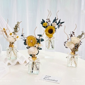 Diffuseurs de parfum d'intérieur de luxe à fleurs séchées, ensembles de diffuseurs à bâtonnets, décoration, purificateur d'air, aromathérapie, diffuseurs d'arômes longue durée - Product Image 1