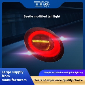 2006-2012 Volkswan Tail <b>Light</b> Assembly Modified LED <b>Driving</b> Turn 12V Red Lens Fitting Rear Bumper for 2006-201 - Product Image 5