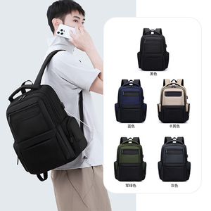 Men's Business Casual <b>Backpack</b> With Usb Port 20-35L Multi Compartment For Travel Commuting Laptop Bag - Product Image 4