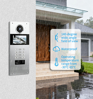 Système d'interphone vidéo IP intelligent avec commutateur PoE, 1080P, application Tuya, écran 7/4,3 pouces, sonnette vidéo pour immeubles d'appartements (1 à 999 unités)