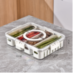 Short drainage portable 4-compartment