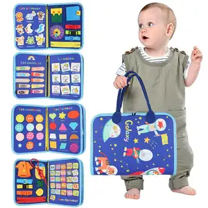 OEM Custom Design My Quiet Busy Book Felts Busy Book Felts Busy Board Montessori Educational Toys Busy Board For Kids