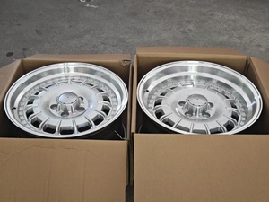 Cerchi in Lega YQ Old School Deep Dish da 17 Pollici 5x112 con Bordo Lucidato a Rivetti per Auto <span class=keywords><strong>Mercedes</strong></span> Benz <span class=keywords><strong>Vintage</strong></span> W123 R129 W202 - Product Image 6