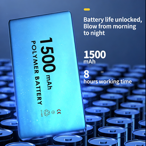 Mini Ventilador Portátil de Mano 2 en 1, Mini Ventilador USB Recargable de 1200 mAh, Ventilador Plegable de Mano para Exteriores - Product Image 6
