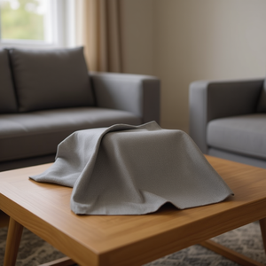 Accessorio in Tessuto Ilan 100x80 Cm Grigio, Arredamento Casa, Tessile Decorativo - Product Image 3