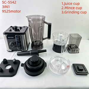 <span class=keywords><strong>Appareil</strong></span> de <span class=keywords><strong>cuisine</strong></span> 3-en-1 4L pour usage commercial et domestique, mixeur, blender, moulin à épices, presse-agrumes, robot culinaire, mixeur robuste - Product Image 3