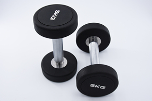 Thiết bị tập thể dục phòng tập thể dục quả tạ nhà cao su tráng <span class=keywords><strong>5</strong></span> <span class=keywords><strong>pound</strong></span> Trọng lượng nâng màu đen miễn phí trọng lượng lục giác dumbell dumbells Set - Product Image 2