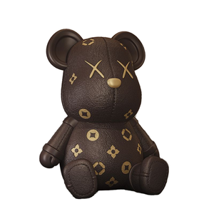 Nhựa bạo lực gấu con heo đất ngân hàng figurine sinh thái thân thiện handmade phòng khách trang trí TV Tủ bảng Top ánh sáng sang trọng cao cấp - Product Image 1