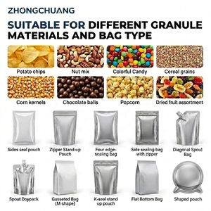 Máquina de envasado de bolsas tipo doypack preformadas con cierre ziplock, con báscula combinada, para setas negras y hongos Shiitake secos - Product Image 2