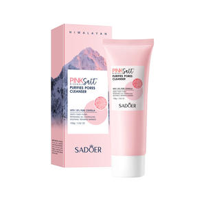 Nettoyant visage SADOER, nettoyage en profondeur, lissage, réparation, contrôle du sébum, réduction des pores, nettoyant visage au sel rose de <span class=keywords><strong>l</strong></span>'Himalaya - Product Image 1