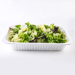CPET ovable 2 compartimento vedação descartável alimentos companhia aérea recipiente CPET com filme anti-embaciamento - Product Image 4