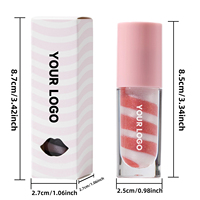 Gloss à lèvres personnalisable longue tenue, haute pigmentation, effet repulpant, brillant, marque privée, végétalien, sans cruauté, gloss à lèvres effet tourbillon perlé