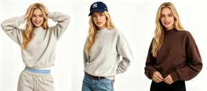 <span class=keywords><strong>Sweat</strong></span>-shirt ample à col montant pour femme 2026 – Pull court oversize à manches longues pour adolescentes – Tendance hiver - Product Image 6