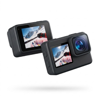 Mini caméra d'action 4K de poche, stabilisée EIS, caméra de vlogging, grand angle 170 degrés, caméra de casque, étanche, fixation magnétique