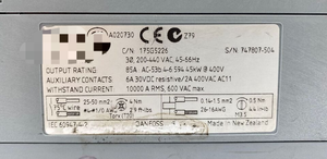 Компактный пускатель PLC VLT 202-045-T4-CV1 175G5226, 45 кВт, 85 А, программируемый контроллер - Product Image 2