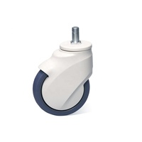 PR TPE 4in 100mm Roulette de poussette pour bébé Roue de roulette médicale pivotante