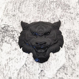 Auto Persoonlijkheid China-Chiccar Sticker Metalen Gemodificeerde Carrosserie Sticker 3d Tijgerkop Auto Logo - Product Image 5