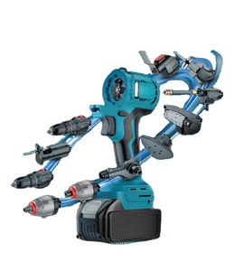 <span class=keywords><strong>Outil</strong></span> multifonction oscillant à lumière LED 18V sans fil avec contrôle des vibrations, poignée ergonomique, vitesse variable pour travaux de précision - Product Image 5