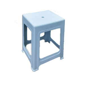 Taburete de plástico 28,5x26x45cm, muebles duraderos para el hogar y la sala de estar, diseño moderno minimalista de colores mixtos - Product Image 5