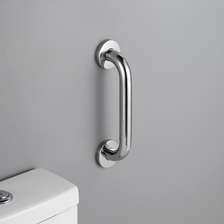 BRIGHT SHOWERS 24-Inch Grab Bar - Stainless Steel Shower Safety Rail For Elderly, Handicapped, ADA Compliant - View #9