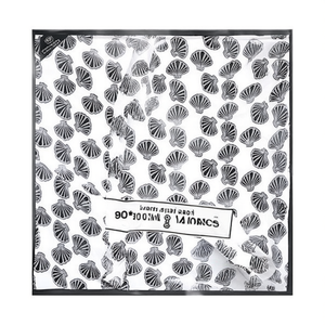 Fazzoletto quadrato piccolo Seashell 70*70CM 38G, sciarpa leggera per donna, accessorio moda - Product Image 2