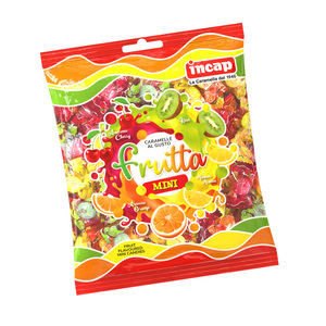 Caramelos de Halloween Caramelo afrutado Tamaño mini Caramelos duros Sin gluten Sabor de fruta surtido Fabricante italiano - Product Image 1