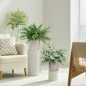 Giá trị cây xanh nhỏ trong chậu nhân tạo mọng nước và giả nhựa cây trong nhà bán buôn cho văn phòng và phòng khách trang trí nội thất