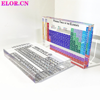 ELOR Custom ized Clear Acryl Handwerk Perioden system der Elemente Großhandel Schüler und Lehrer Geschenk für Bildung