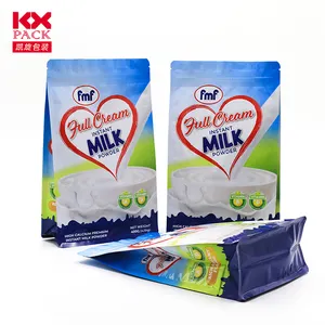2023 New Arrival Eight Side Gusset Bags Food Packaging Milk Powder Bag Milk 400g Plastic Bag For Powder
