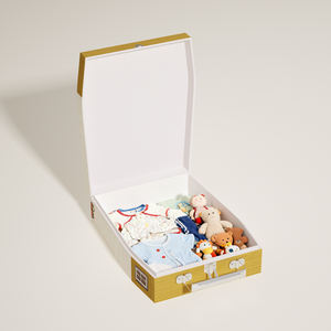 กล่องของขวัญกระเป๋าเดินทางสำหรับ<span class=keywords><strong>เด็ก</strong></span>งานแฮนด์เมดพร้อมชุดกล่องของขวัญกระเป๋าเดินทางทรงแปลกโลโก้แบบออกแบบได้ตามที่ต้องการ - Product Image 2