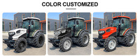 Tracteurs 70Hp 80Hp 90Hp 4X4 Tracteur agricole pour l'agriculture Tracteur de jardin
