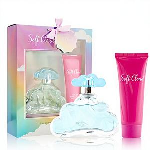Coffret cadeau de lotion pour le corps et eau de parfum pour femmes en 2 pièces, parfum oriental à la vanille longue durée, vacances, vie quotidienne, fêtes - Product Image 1