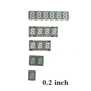 Affichage LED SMD à 7 segments ultra fin de 3 mm, petite taille, 0,2 pouce, à chiffre unique - Product Image 4