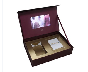 Caja cuadrada de cartón reciclable personalizada, forro de esponja para embalaje de productos electrónicos, revestimiento UV brillante/mate en relieve - Product Image 6