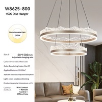 Plafonnier LED de luxe moderne / Lampe en acrylique effet craquelé, super lumineux 6000K, pour hall et chambre principale, télécommande